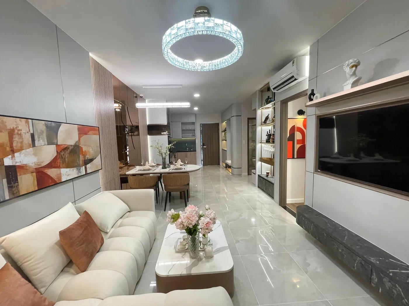 Bếp nhà mẫu căn B4