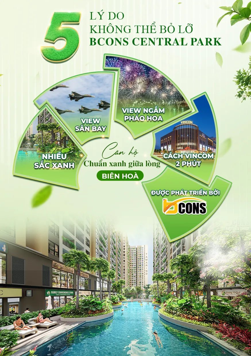 Tờ rơi giới thiệu Bcons Central Park